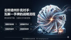 击败德州扑克对手——瓦解一手牌的战略流程