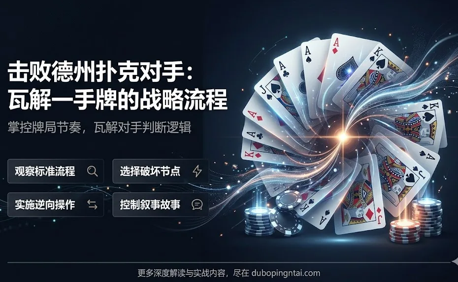 击败德州扑克对手——瓦解一手牌的战略流程