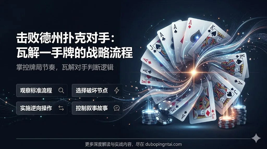 击败德州扑克对手——瓦解一手牌的战略流程