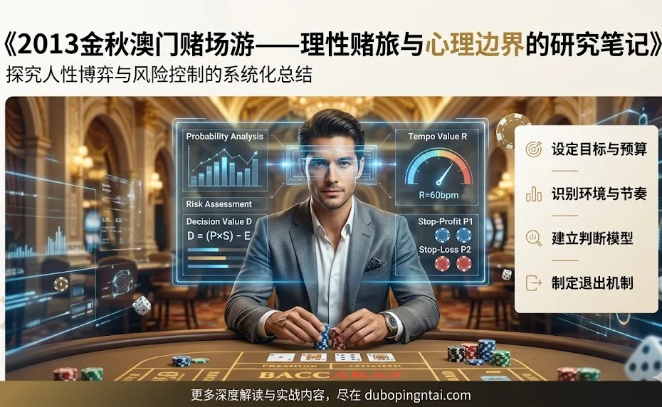 2013金秋澳门赌场游——理性赌旅与心理边界的研究笔记