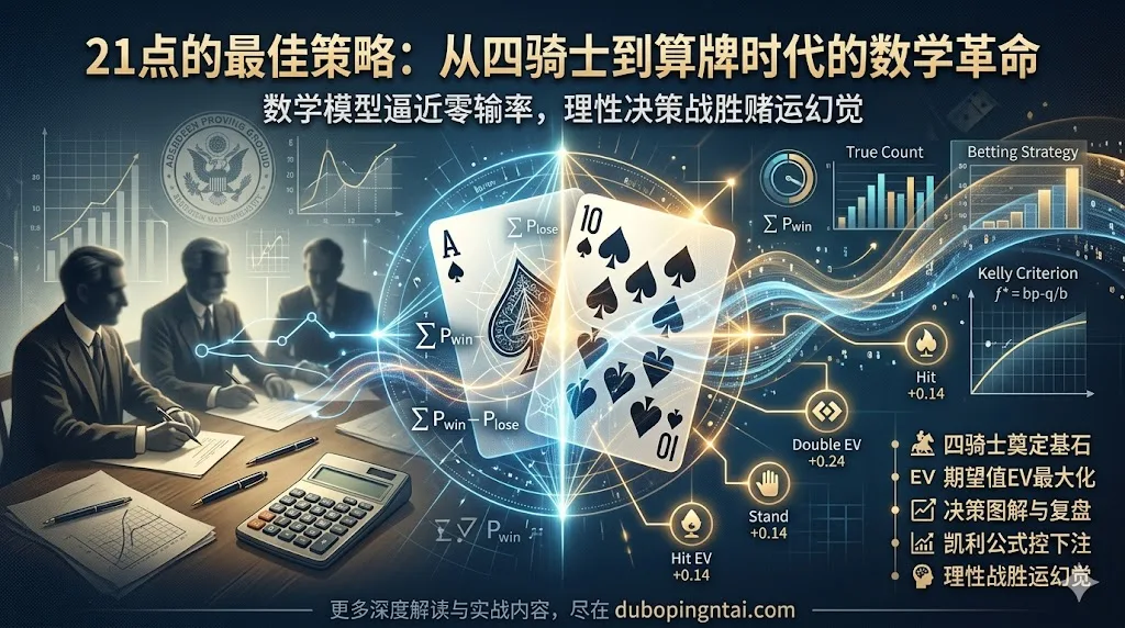 21点的最佳策略：从四骑士到算牌时代的数学革命