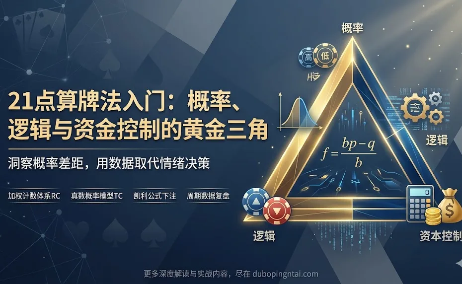 21点算牌法入门：概率、逻辑与资金控制的黄金三角
