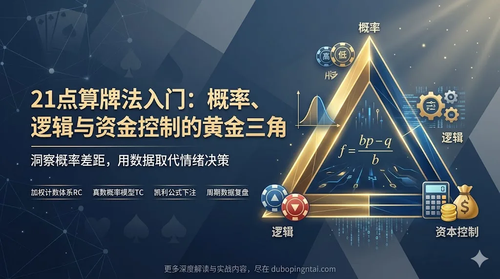 21点算牌法入门：概率、逻辑与资金控制的黄金三角
