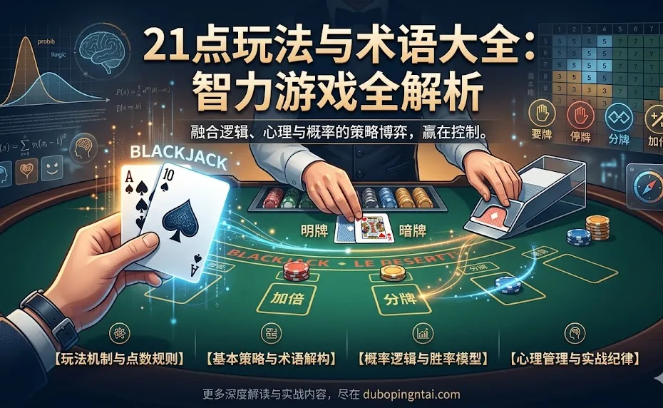 21点玩法与术语大全——逻辑、心理与概率的智力游戏全解析