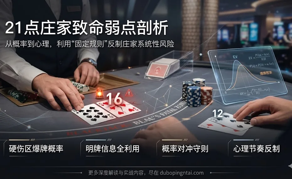 21点庄家的致命弱点：从概率到心理的完整剖析