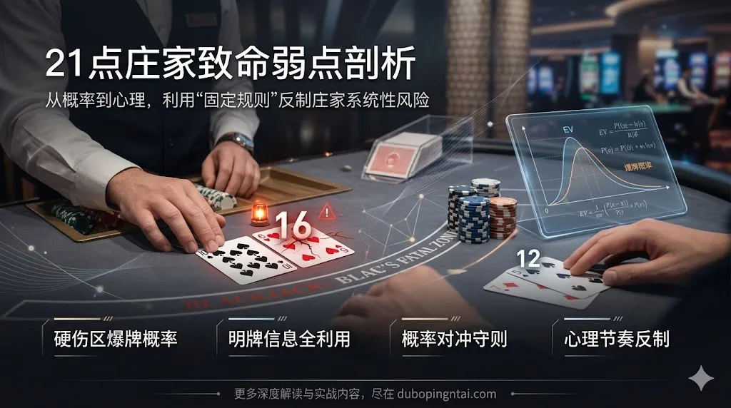 21点庄家的致命弱点：从概率到心理的完整剖析