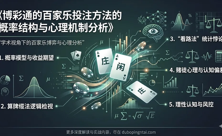 博彩通的百家乐投注方法的概率结构与心理机制分析