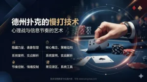 德州扑克的慢打技术——心理战与信息节奏的艺术