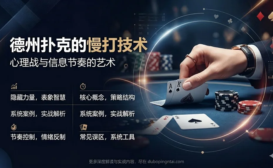 德州扑克的慢打技术——心理战与信息节奏的艺术