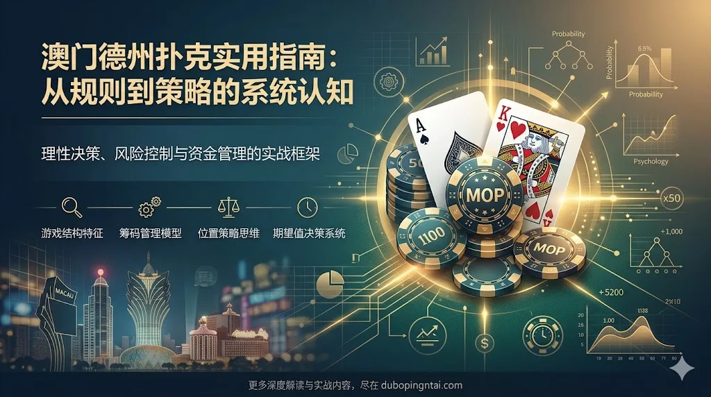 澳门德州扑克实用指南：从规则到策略的系统认知