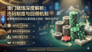 澳门赌场攻略：深度解析“洗码制度”与回佣机制