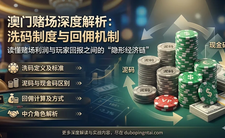 澳门赌场攻略：深度解析“洗码制度”与回佣机制