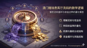 澳门赌场贵宾厅洗码的数学逻辑