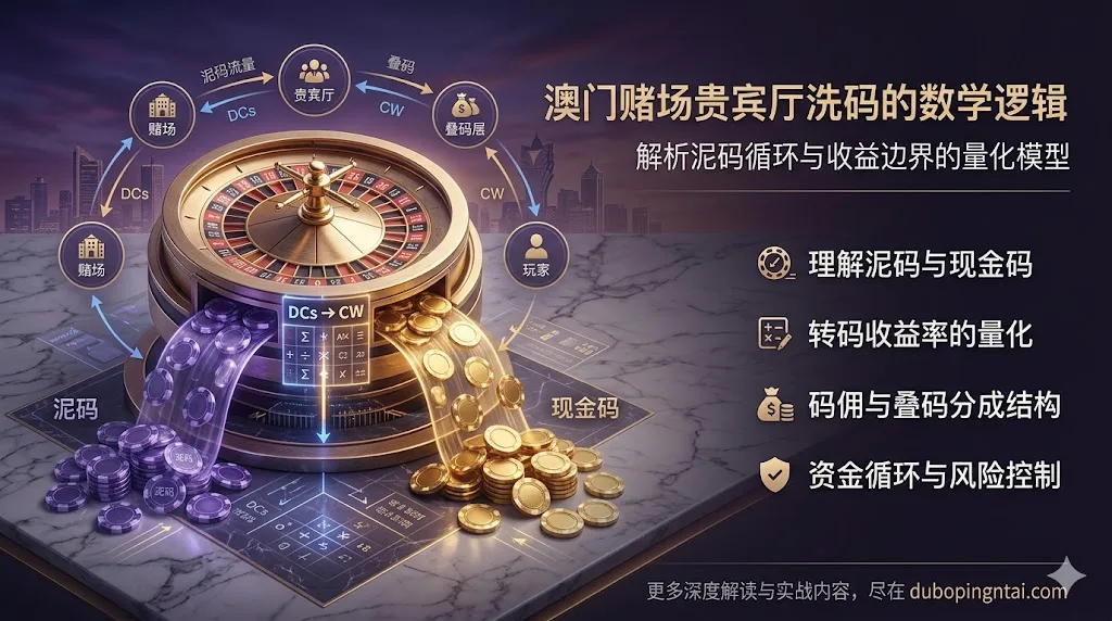 澳门赌场贵宾厅洗码的数学逻辑