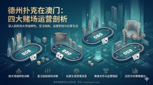 澳门各赌场的德州扑克厅