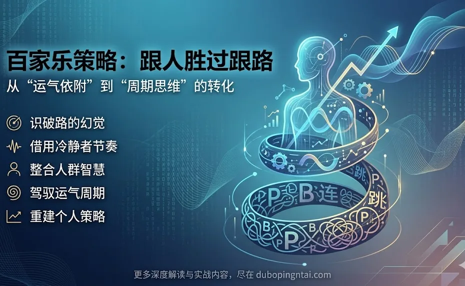 百家乐策略：跟人胜过跟路 ——从“运气依附”到“周期思维”的转化