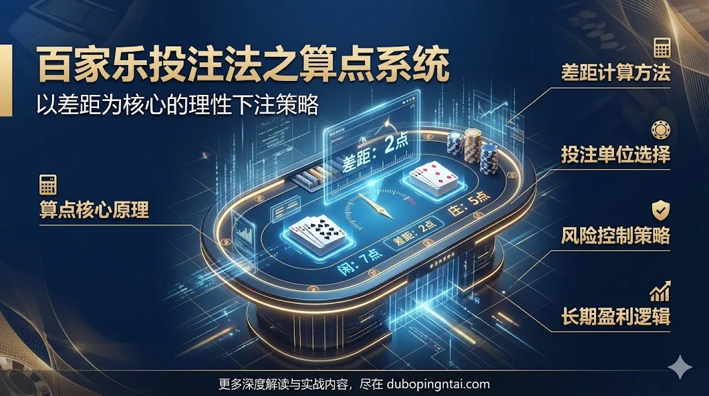 百家乐投注法之算点系统：以差距为核心的理性下注策略