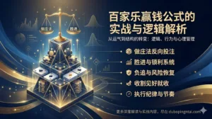 百家乐赢钱公式的实战与逻辑解析