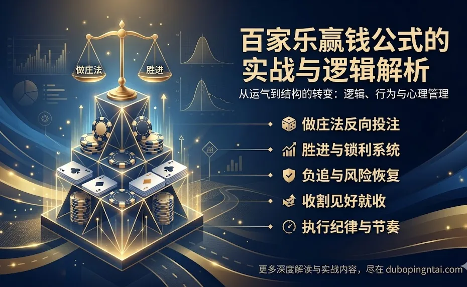 百家乐赢钱公式的实战与逻辑解析