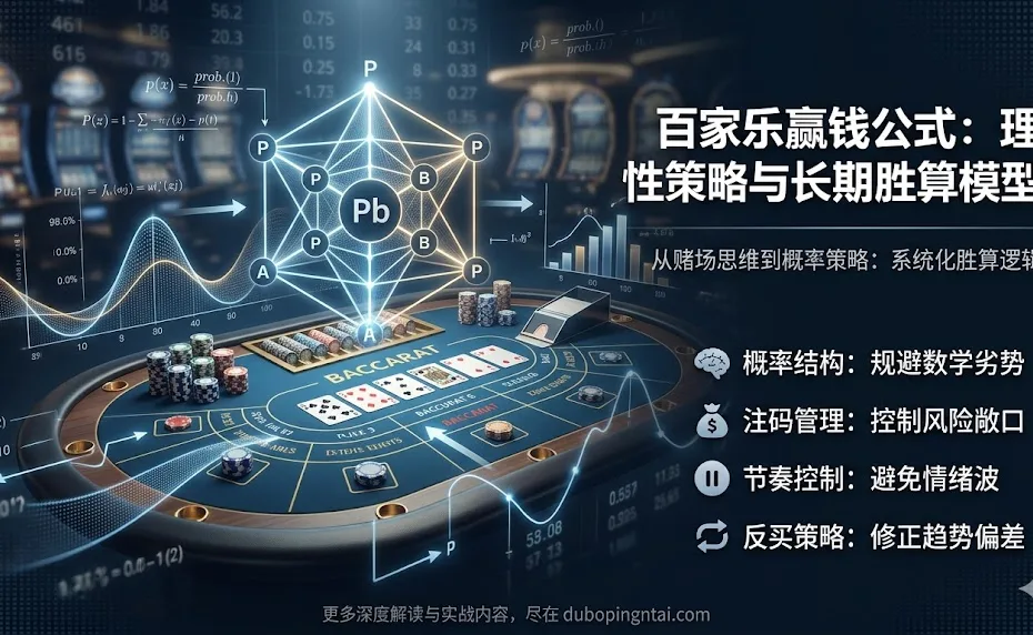 百家乐赢钱公式：理性策略与长期胜算模型