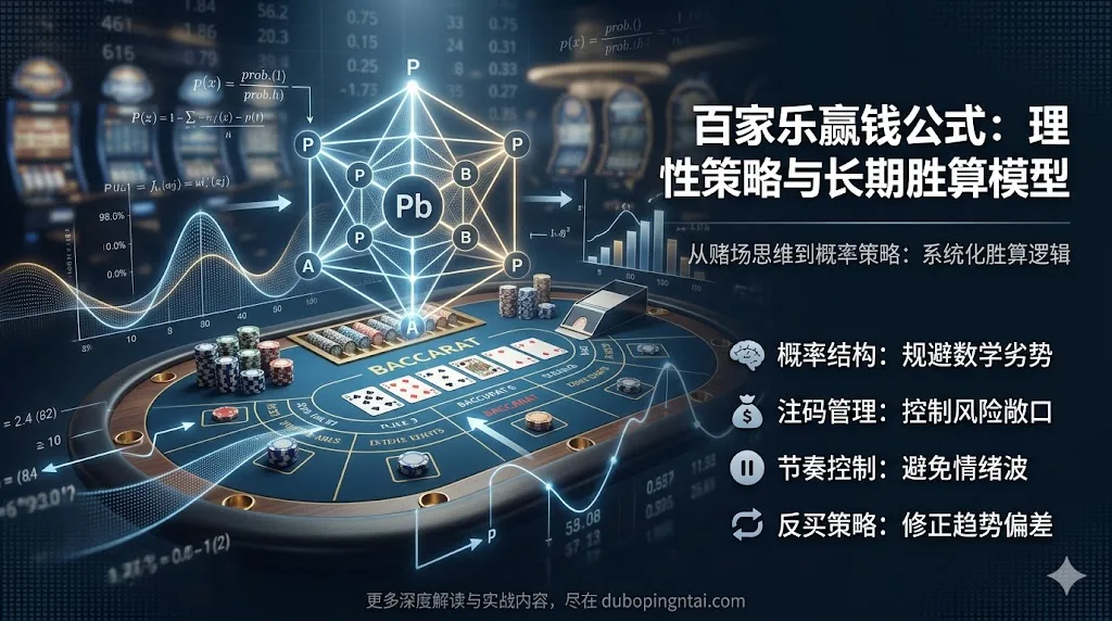 百家乐赢钱公式:理性策略与长期胜算模型