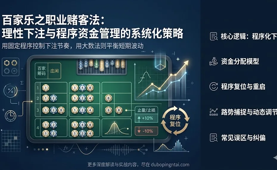 百家乐之职业赌客法：理性下注与程序资金管理的系统化策略