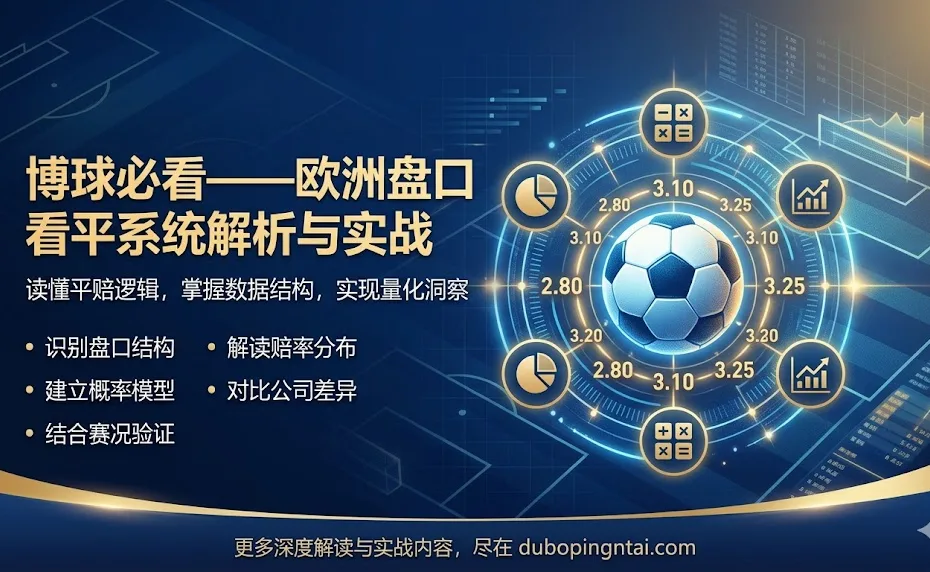 博球必看——欧洲盘口看平的系统解析与实战方法