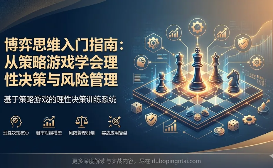 博弈思维入门指南：从策略游戏学会理性决策与风险管理