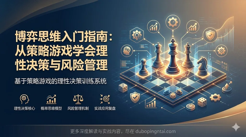 博弈思维入门指南：从策略游戏学会理性决策与风险管理