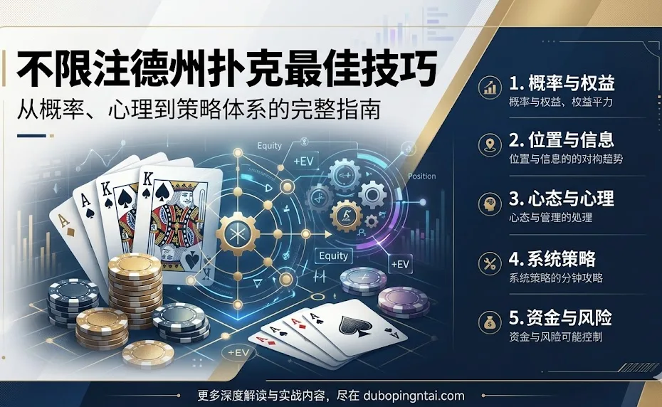不限注德州扑克的最佳技巧 ——从概率、心理到策略体系的完整指南