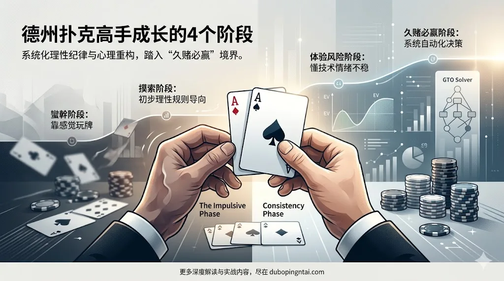 成为德州扑克高手的几个必须经过的4个阶段
