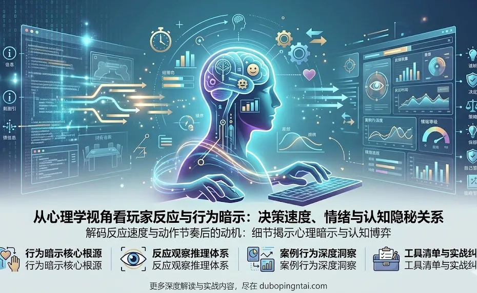 从心理学视角看玩家反应与行为暗示：决策速度、情绪与认知的隐秘关系