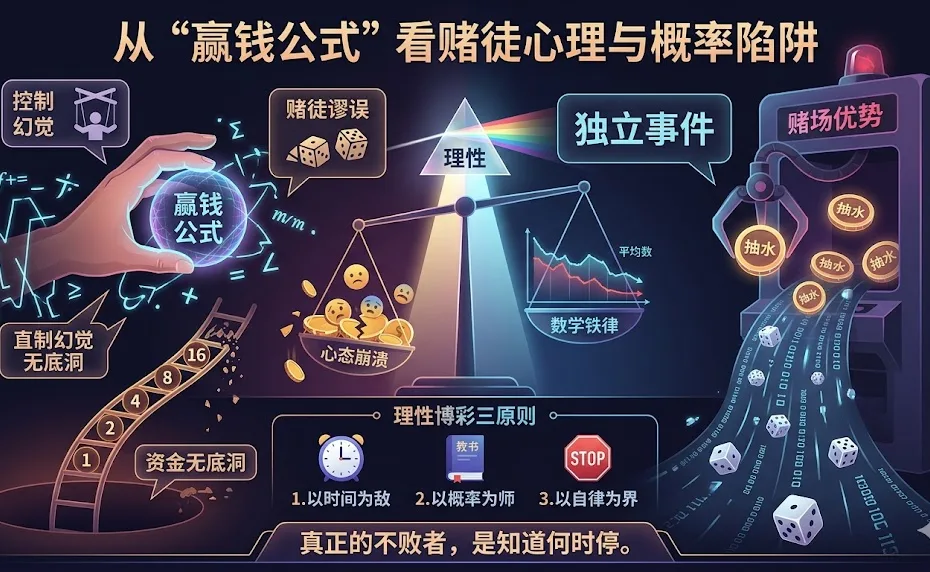 从“赢钱公式”看赌徒心理与概率陷阱