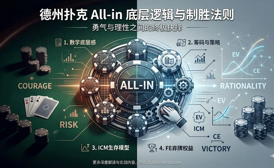 德州扑克All-in的底层逻辑与制胜法则 ——勇气与理性之间的终极抉择