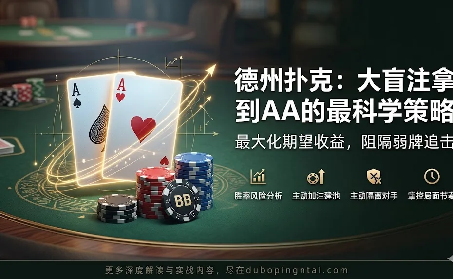 德州扑克：大盲注拿到AA的最科学策略