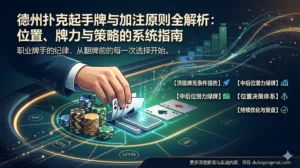 德州扑克起手牌与加注原则全解析：位置、牌力与策略的系统指南