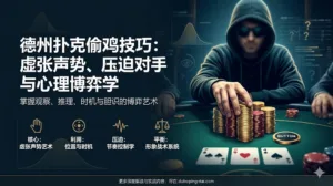 德州扑克偷鸡技巧——虚张声势、先发制人、压迫对手