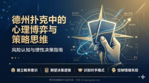 德州扑克中的心理博弈与策略思维——风险认知与理性决策指南