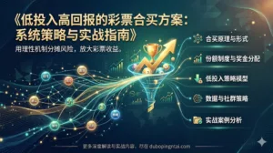 低投入高回报的彩票合买方案：系统策略与实战指南