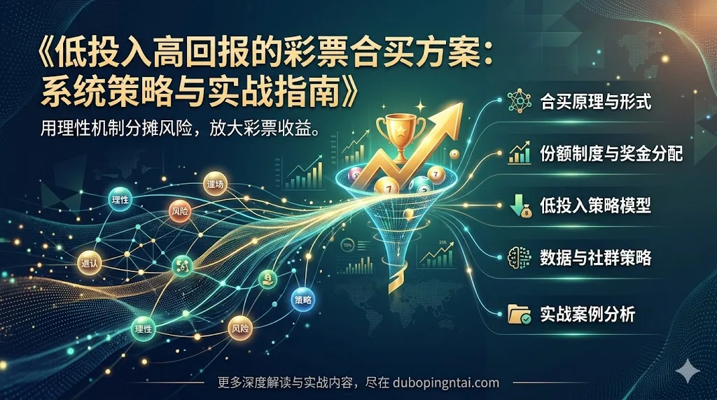 低投入高回报的彩票合买方案：系统策略与实战指南