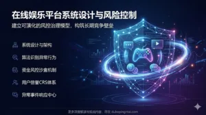在线娱乐平台系统设计与风险控制