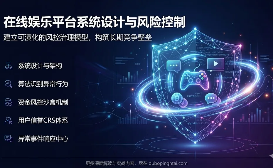 在线娱乐平台系统设计与风险控制