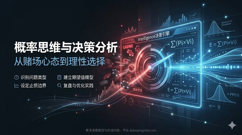 概率思维与决策分析：从赌场心态到理性选择