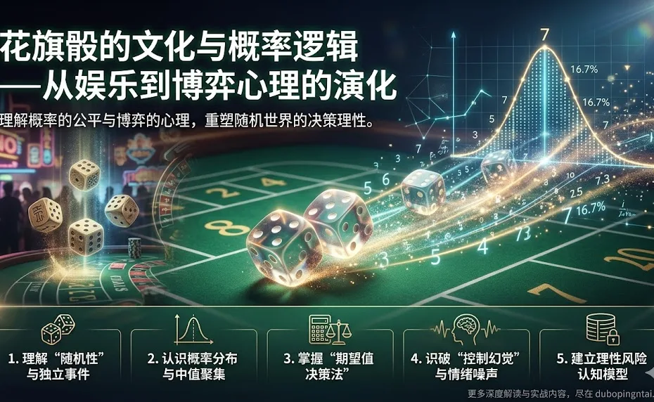 花旗骰的文化与概率逻辑——从娱乐到博弈心理的演化