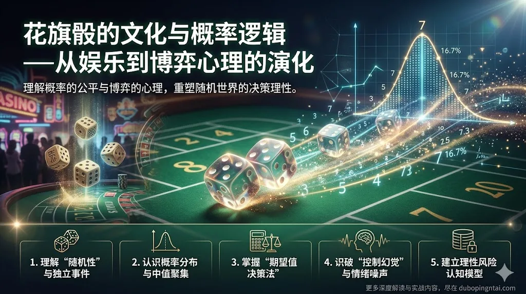 花旗骰的文化与概率逻辑——从娱乐到博弈心理的演化