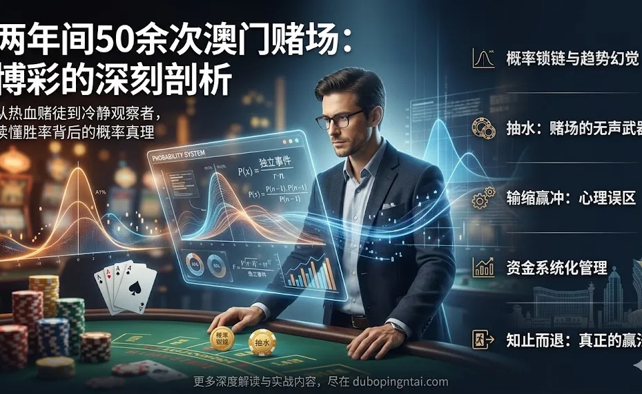 两年间50余次澳门赌场——对博彩的深刻认识及剖析