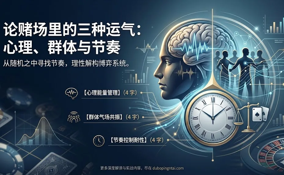 论赌场里的三种运气：心理能量、群体气场与节奏控制