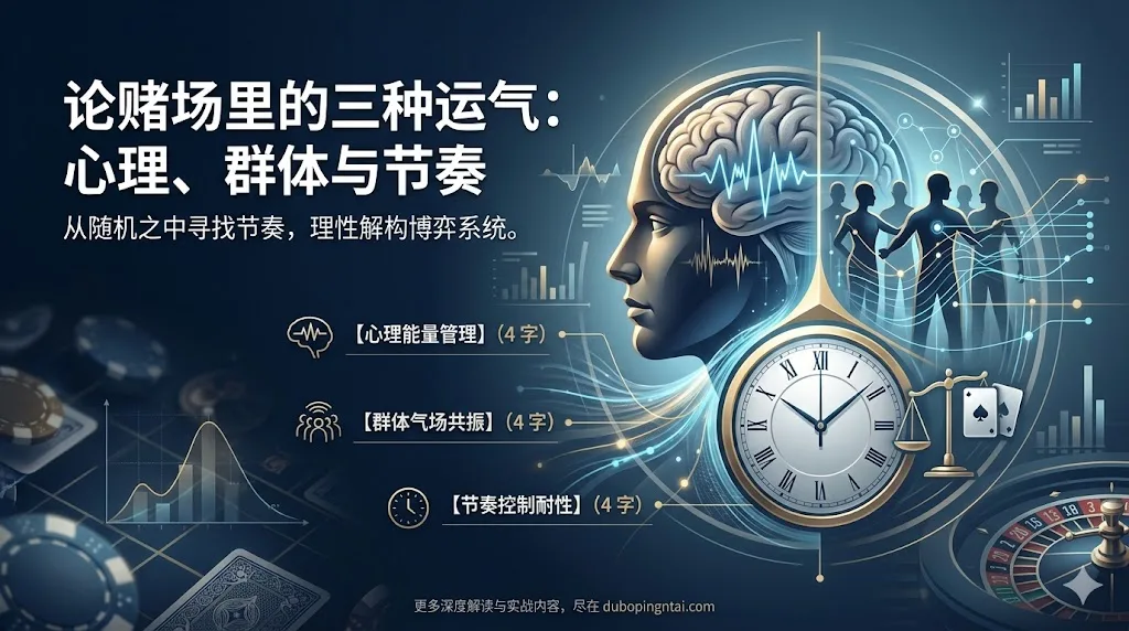 论赌场里的三种运气：心理能量、群体气场与节奏控制