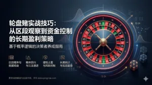 轮盘赌实战技巧：从区段观察到资金控制的长期盈利策略