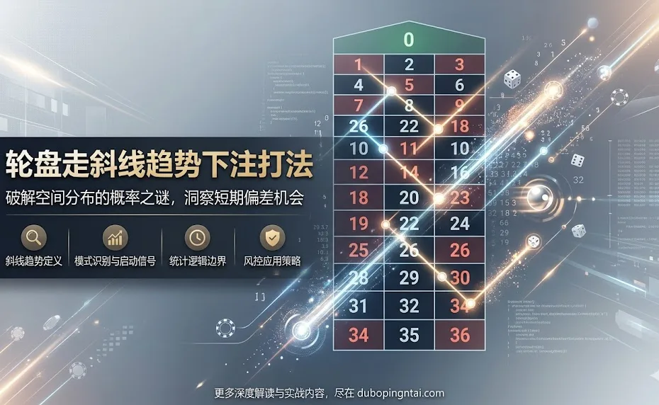 轮盘走斜线趋势下注打法